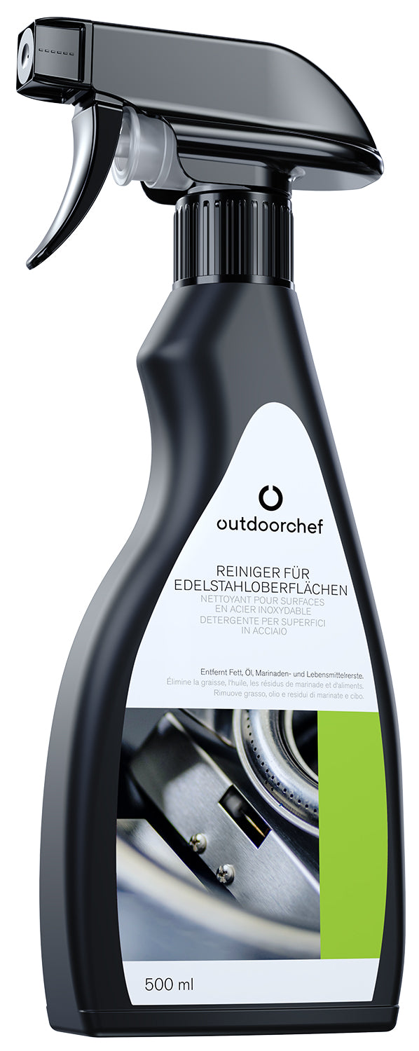 Grillrengjøring for rustfritt stål 500 ml - Outdoorchef forfra