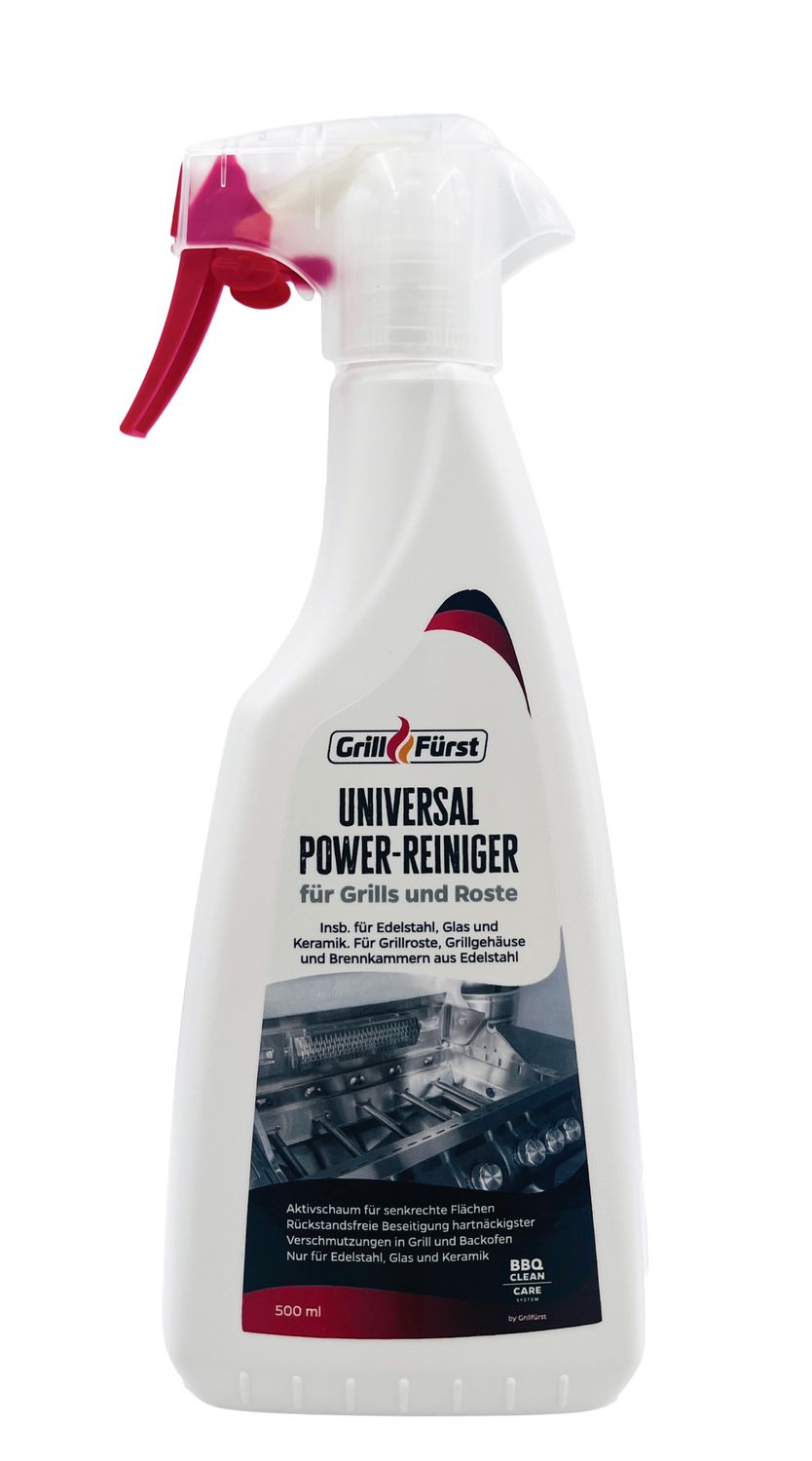 Grillrengjøring kraftig skumrens 500 ml rustfritt stål forfra