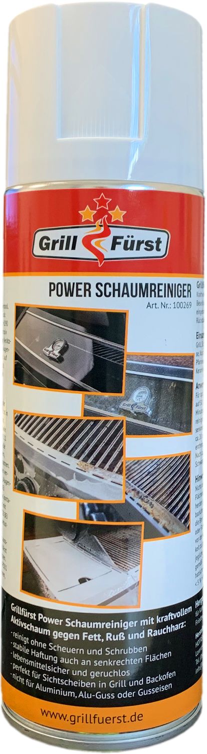 Grillrengjøring skumrens for glass og emalje 300 ml - Grillfürst forfra