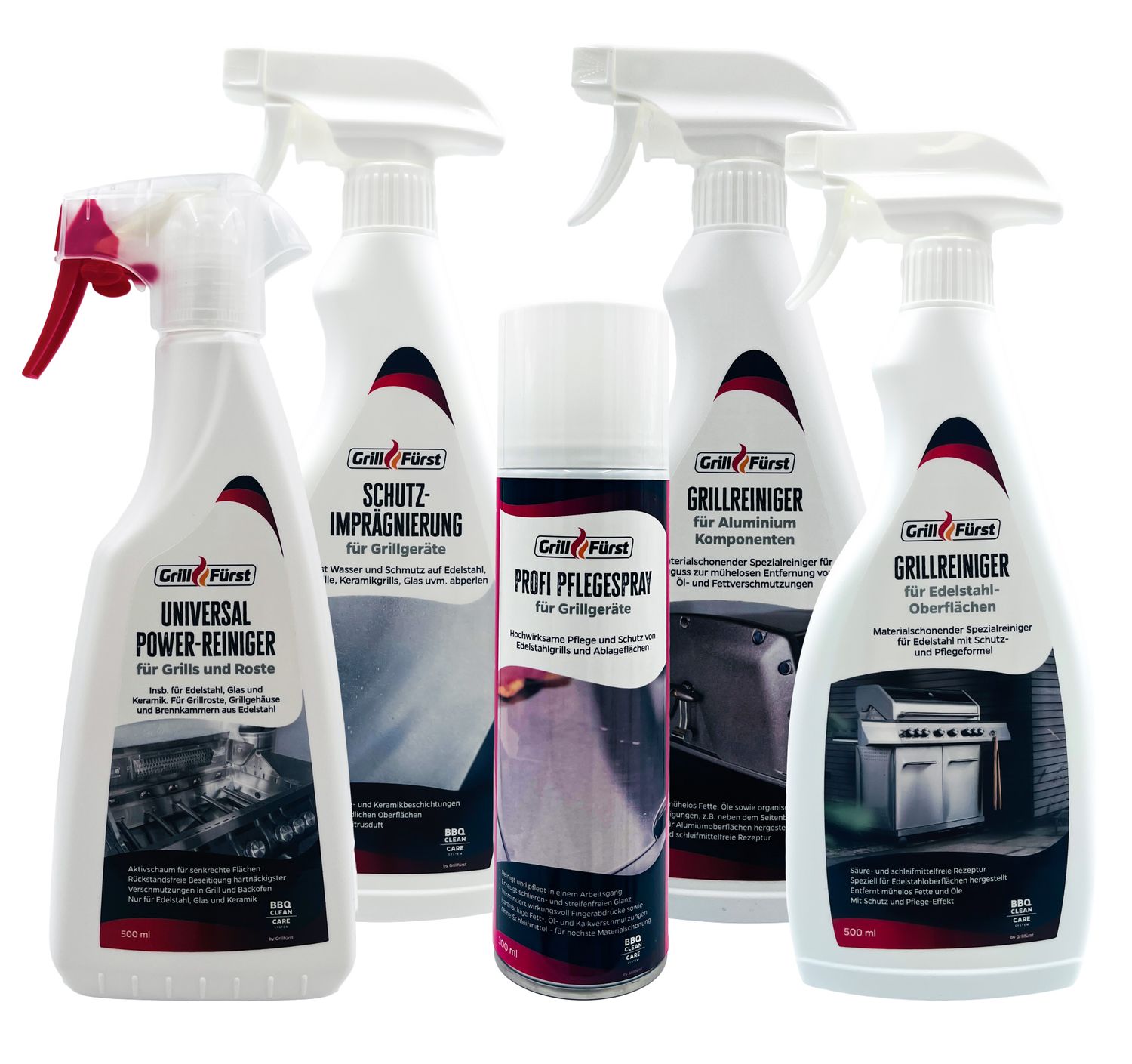 Grillrengjøring-sett for Broil King rustfritt stål forfra