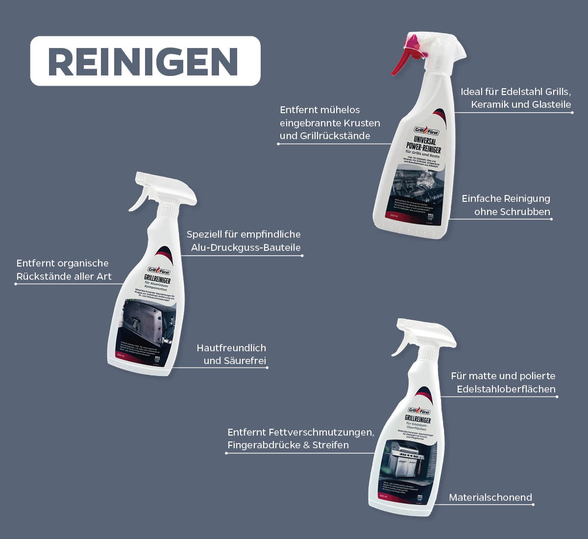 Grillrengjøring-sett for Broil King rustfritt stål detalj