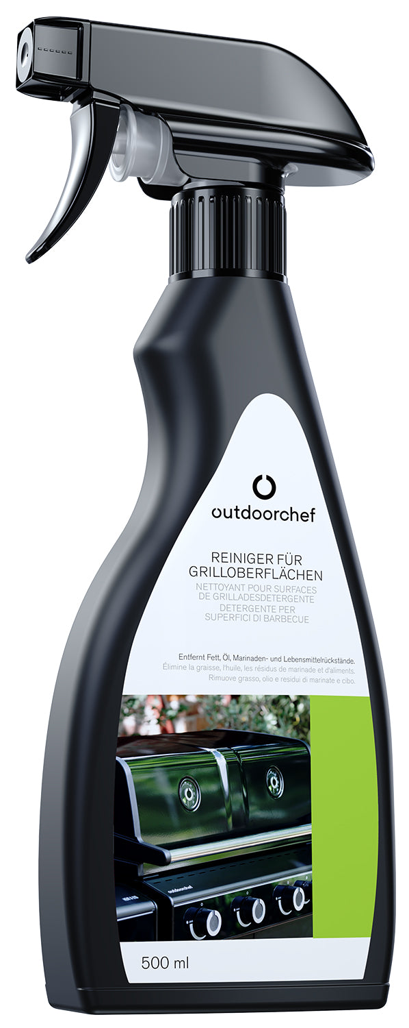 Grillrengjøringsmiddel for grilloverflater 500 ml - Outdoorchef pakket flaske