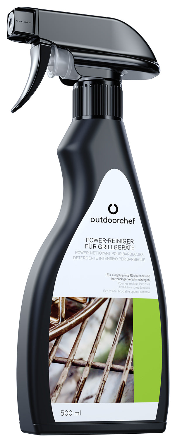 Grillrengjøringsmiddel power for rustfritt stål 500 ml - Outdoorchef forfra