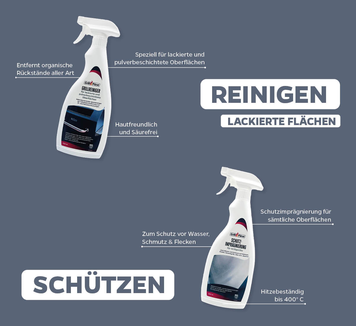 Grillrengjøring-sett for Napoleon Phantom matt svart montert