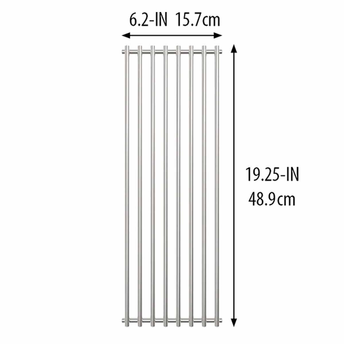 Nærbilde av grillrist rustfritt stål 15,8x48,9 cm Regal & Imperial - Broil King
