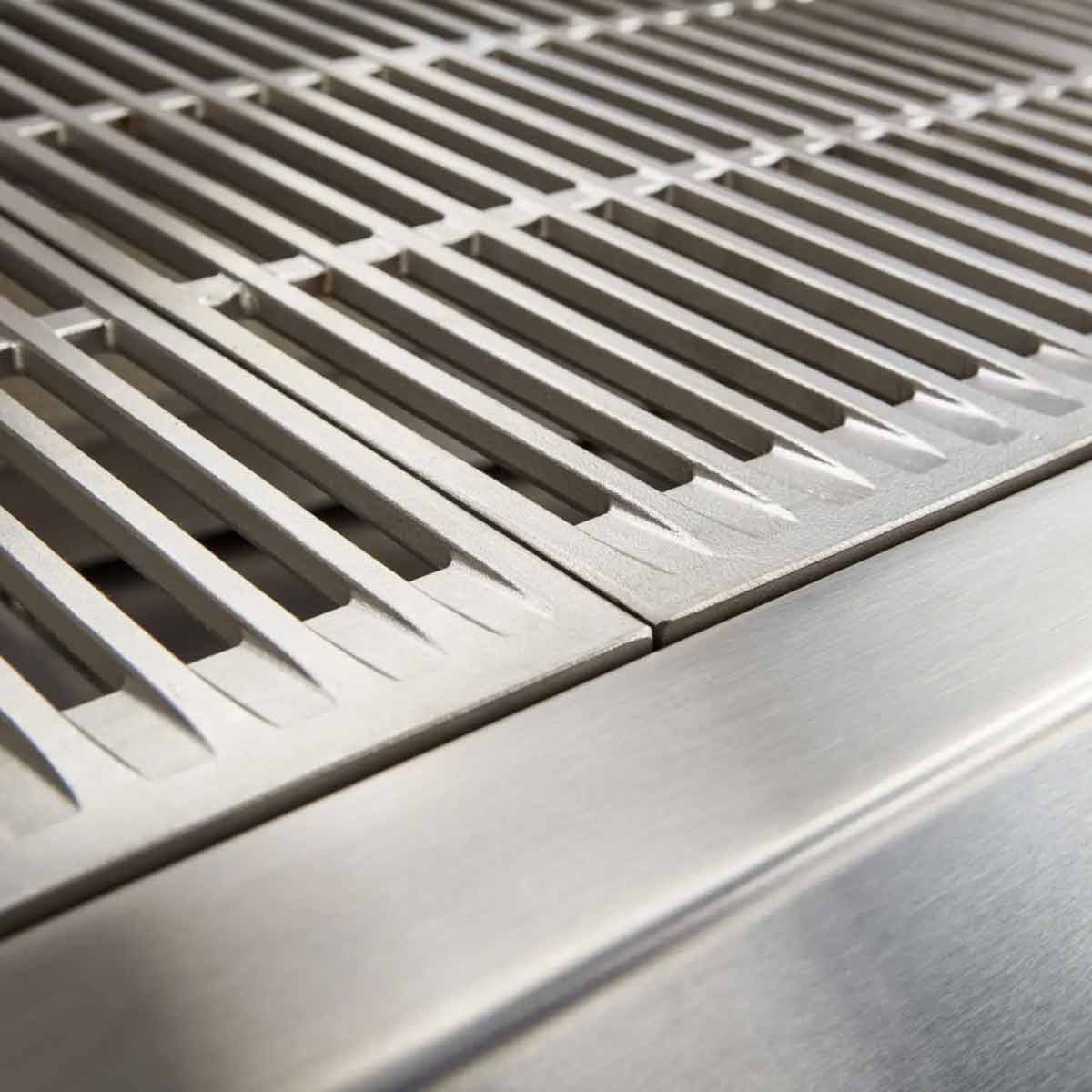 Grillrist rustfritt stål Block Ds Gen. 5 3-delt sett - Flammkraft forfra
