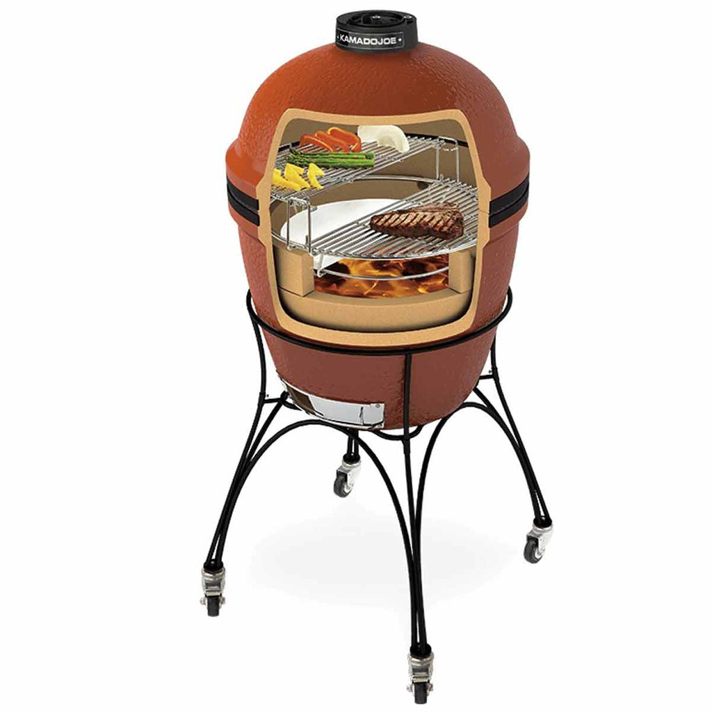 Detaljbilde av Grillrist rustfritt stål halvrund Classic Joe Kamado Joe