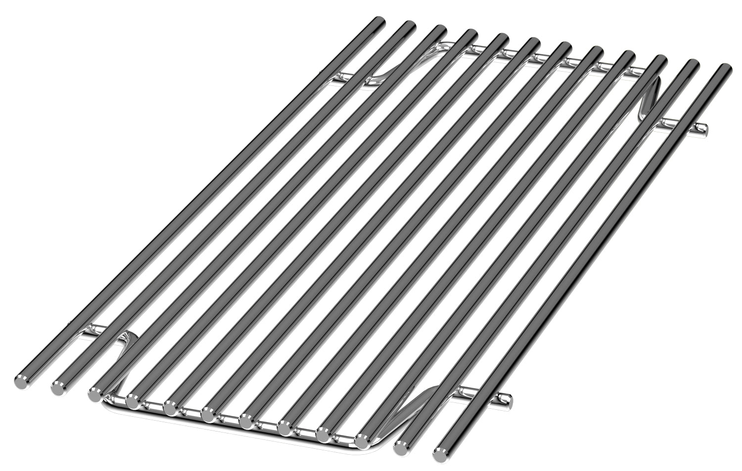 Grillrist rustfritt stål for HEAT C 47x22 cm 8 mm - Outdoorchef forfra