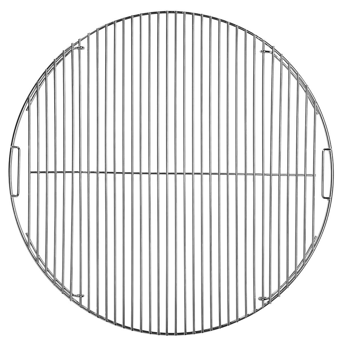 Grillrist rustfritt stål med luker for 57 cm kulegrill - Napoleon forfra