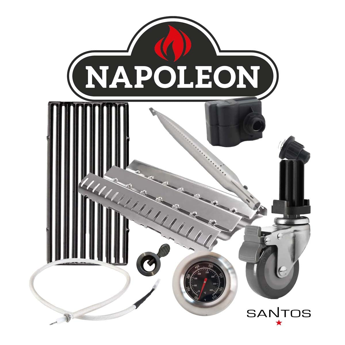 Detalj av Grillrist-sett rustfritt stål for Rogue XT 365 - Napoleon