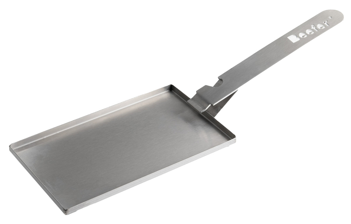 Grillristhåndtak med dryppskål rustfritt stål for One - Beefer forfra