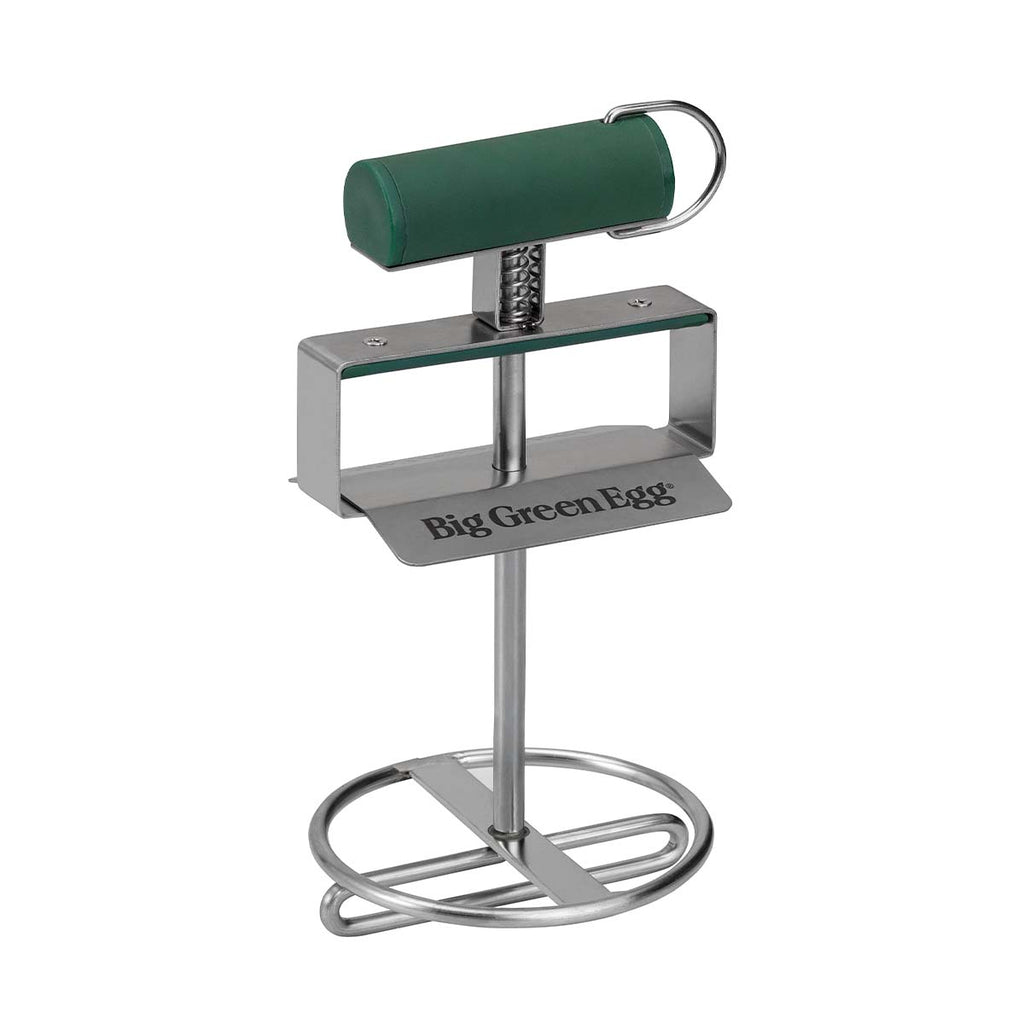 Grillristløfter rustfritt stål - Big Green Egg forfra
