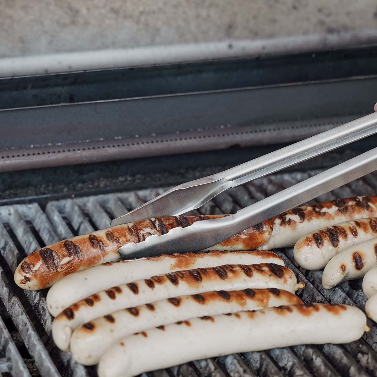 Grillsett 3-delt med tang, pinsett og spade - SANTOS