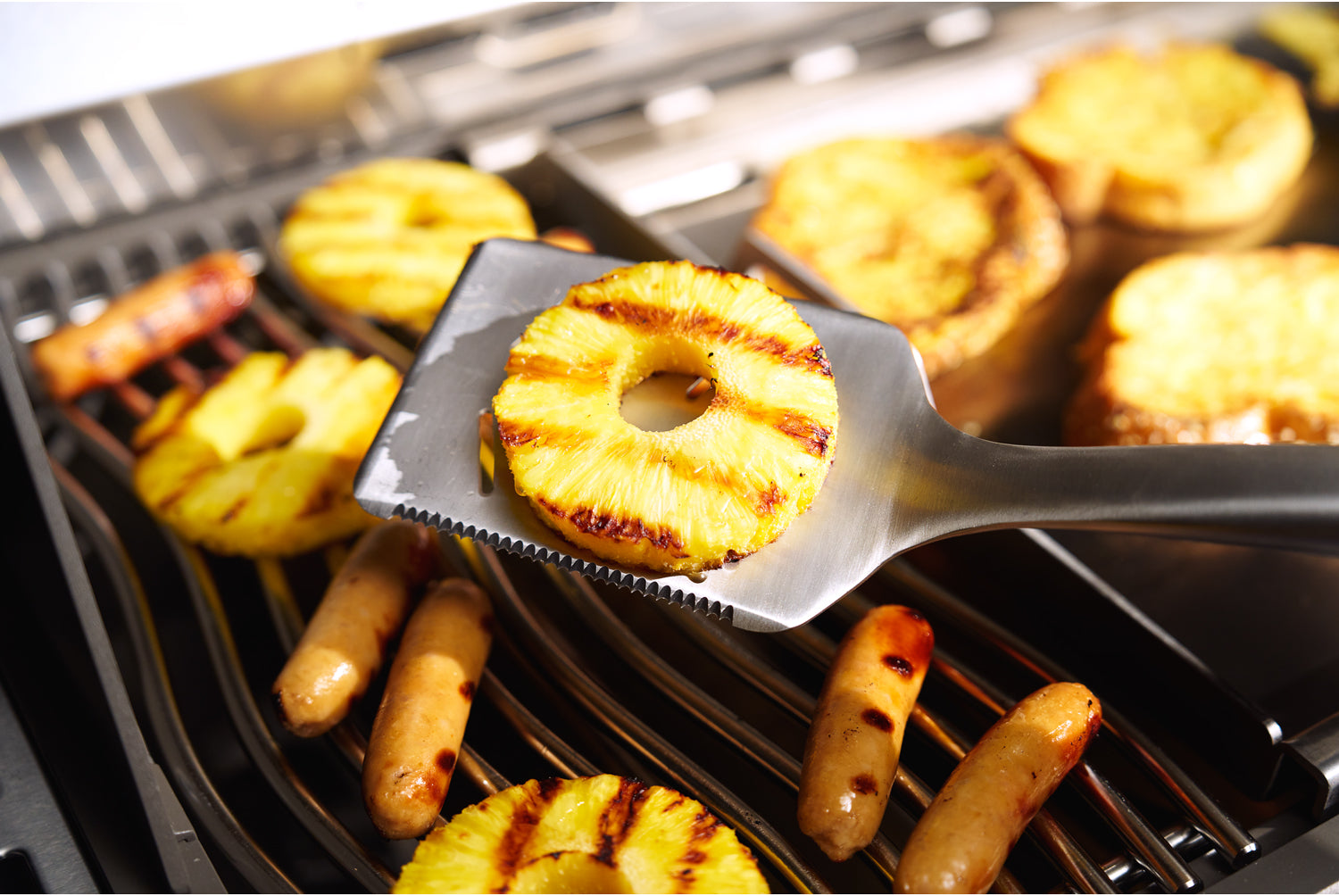 Grillsett PRO 3-delt rustfritt stål - Napoleon detalj av tang