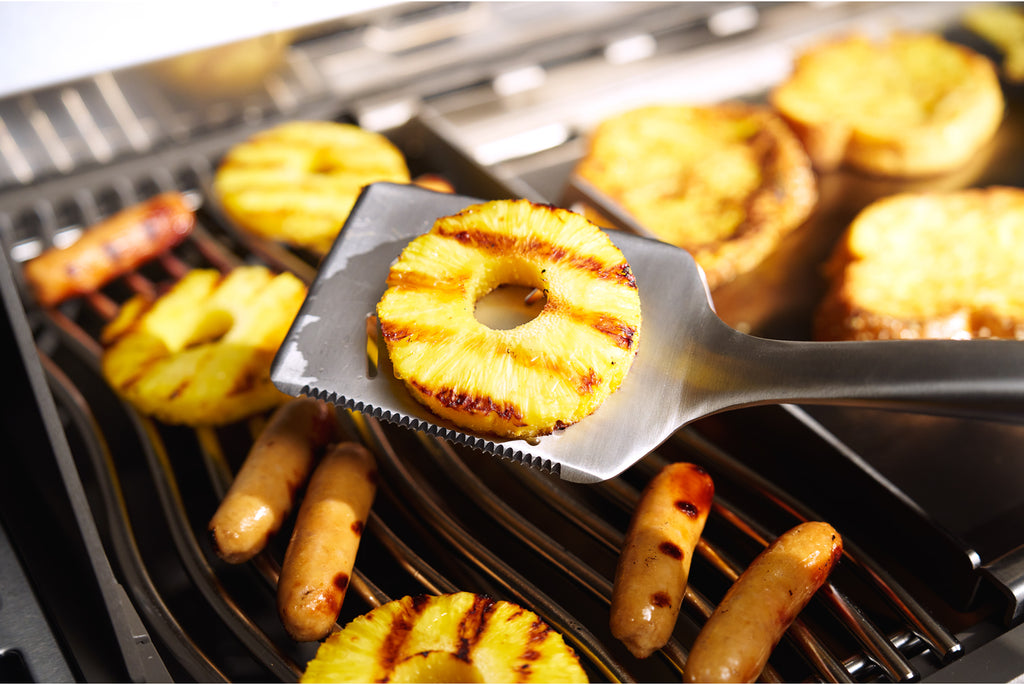 Grillsett PRO 3-delt rustfritt stål - Napoleon detalj av håndtak