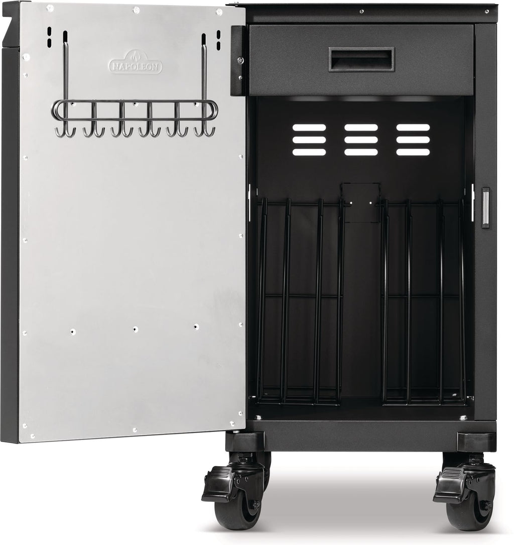 Grillskap Phantom Prestige underskap-sett matt svart full oversikt