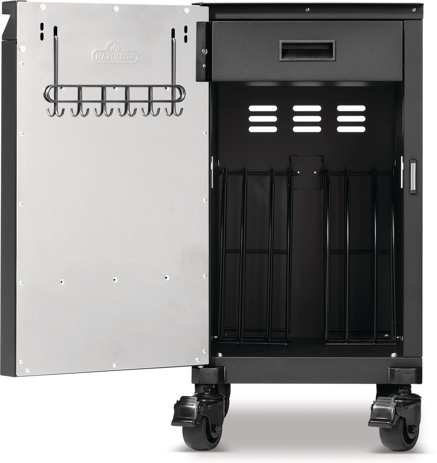 Grillskap Phantom Prestige underskap-sett matt svart full oversikt