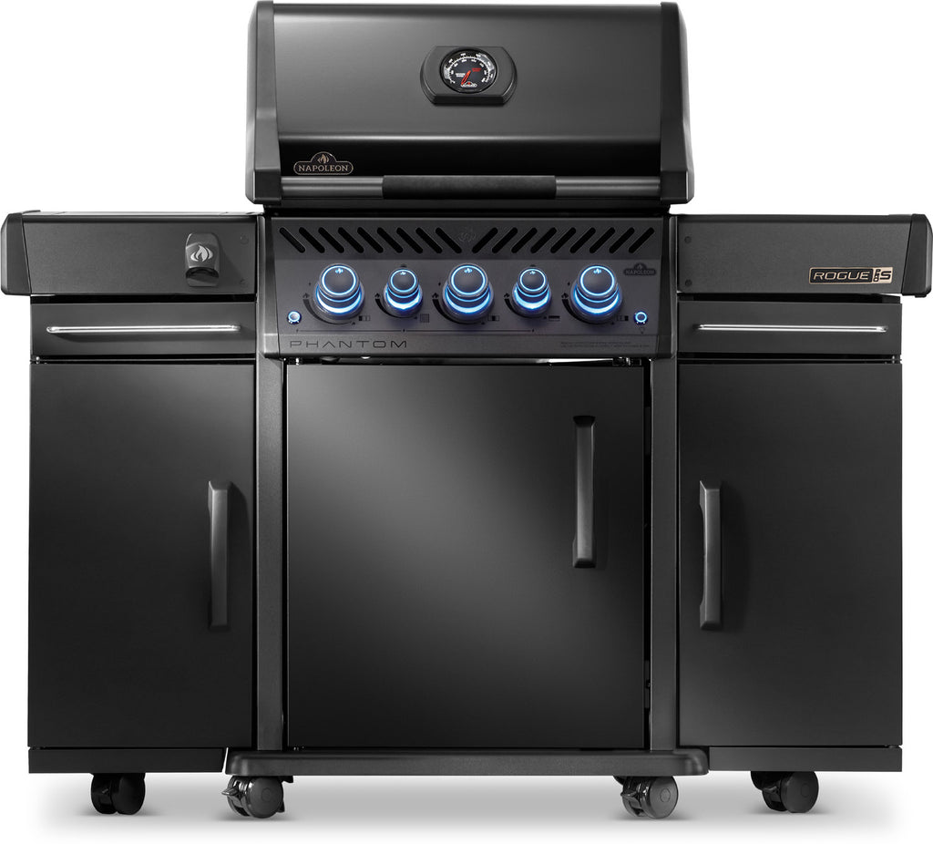 Grillskap Phantom Rogue PRO & PRO-S underskap matt svart bakside
