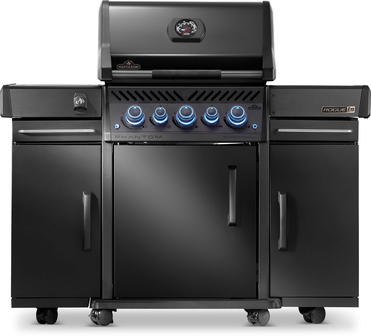 Grillskap Phantom Rogue PRO & PRO-S underskap matt svart - Napoleon bakside