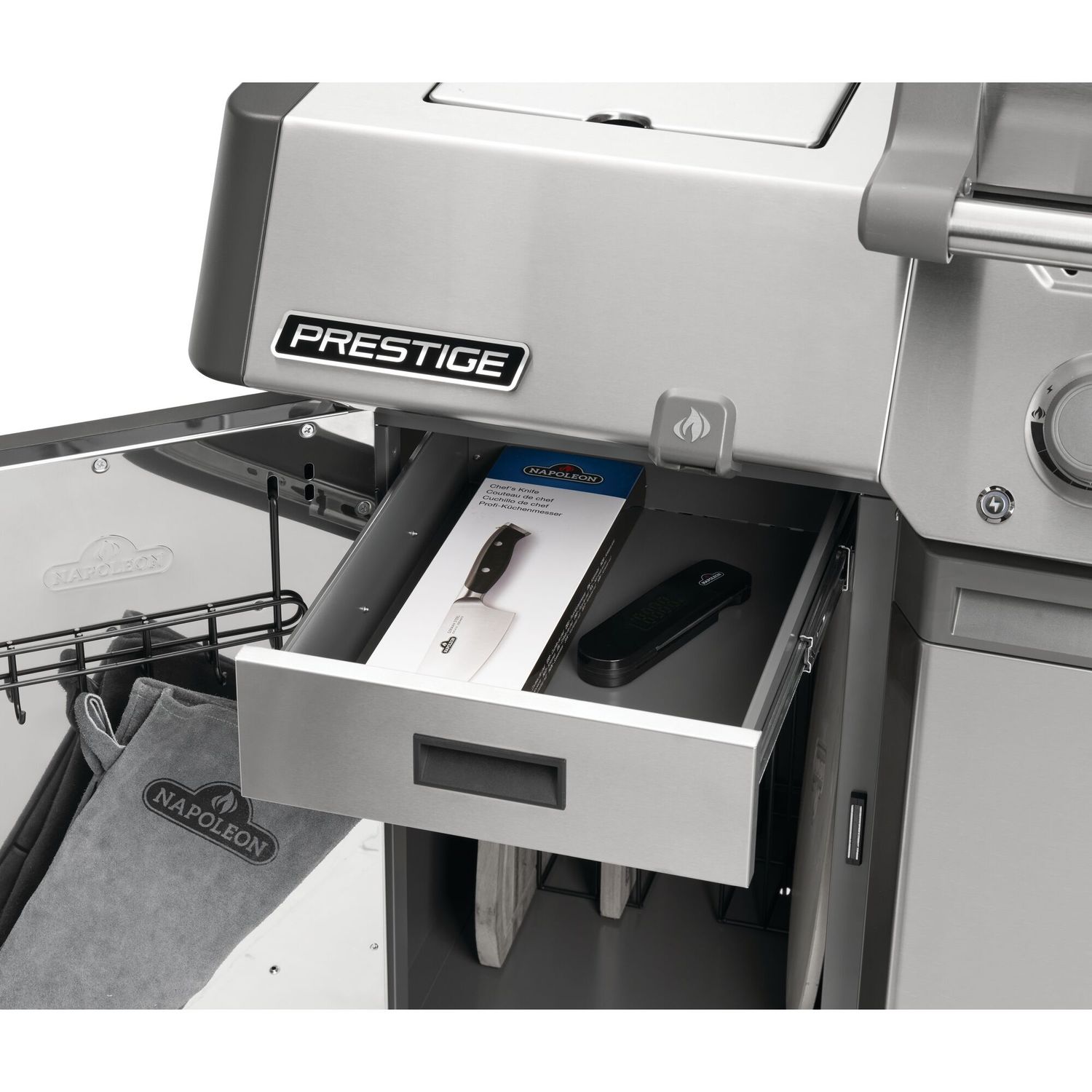 Montert Grillskap Prestige underskap-sett rustfritt stål - Napoleon ved grill