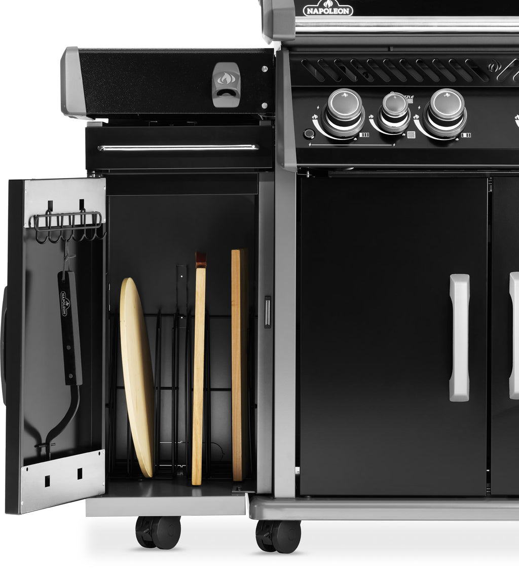 Detalj av Grillskap Rogue PRO & PRO-S underskap svart - Napoleon