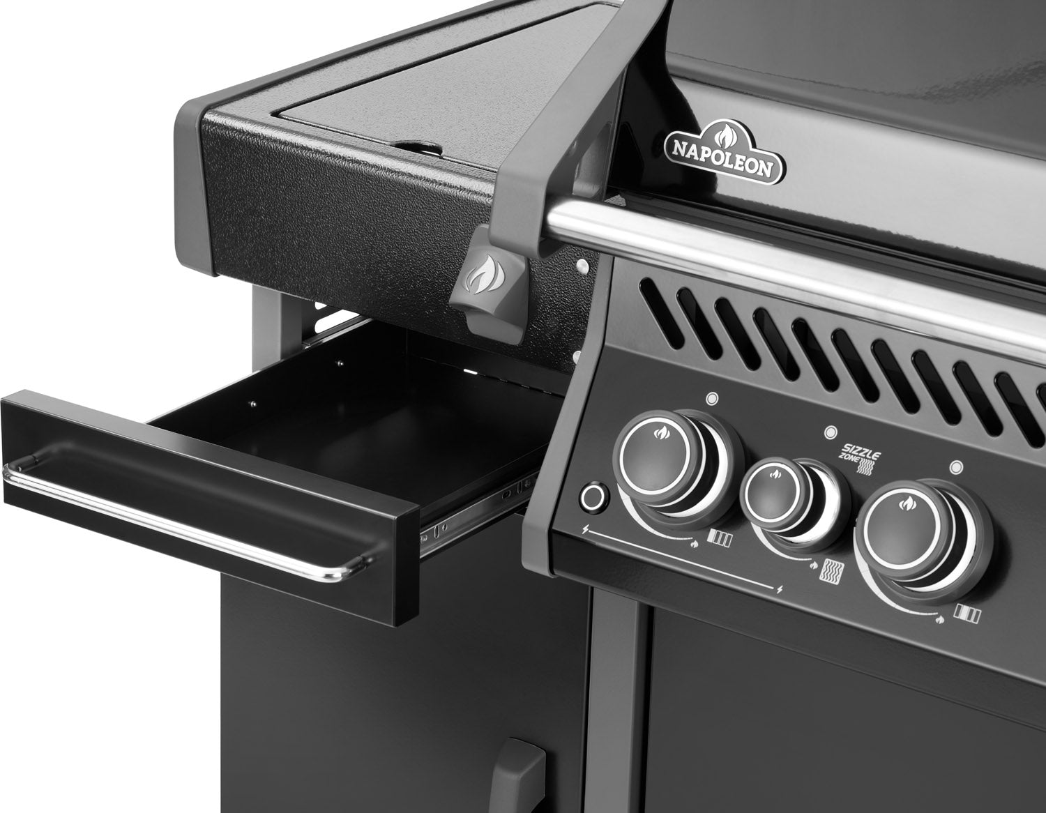 Montert Grillskap Rogue PRO & PRO-S underskap svart - Napoleon ved grill