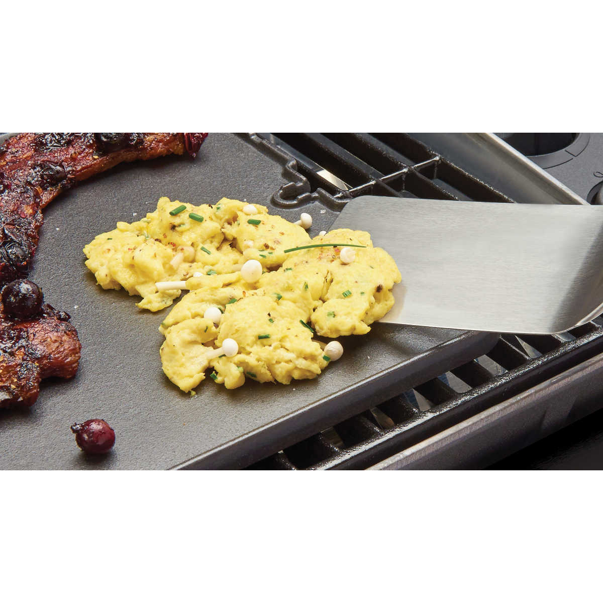 Bakside av Grillspade Baron 44,5 cm rustfritt stål