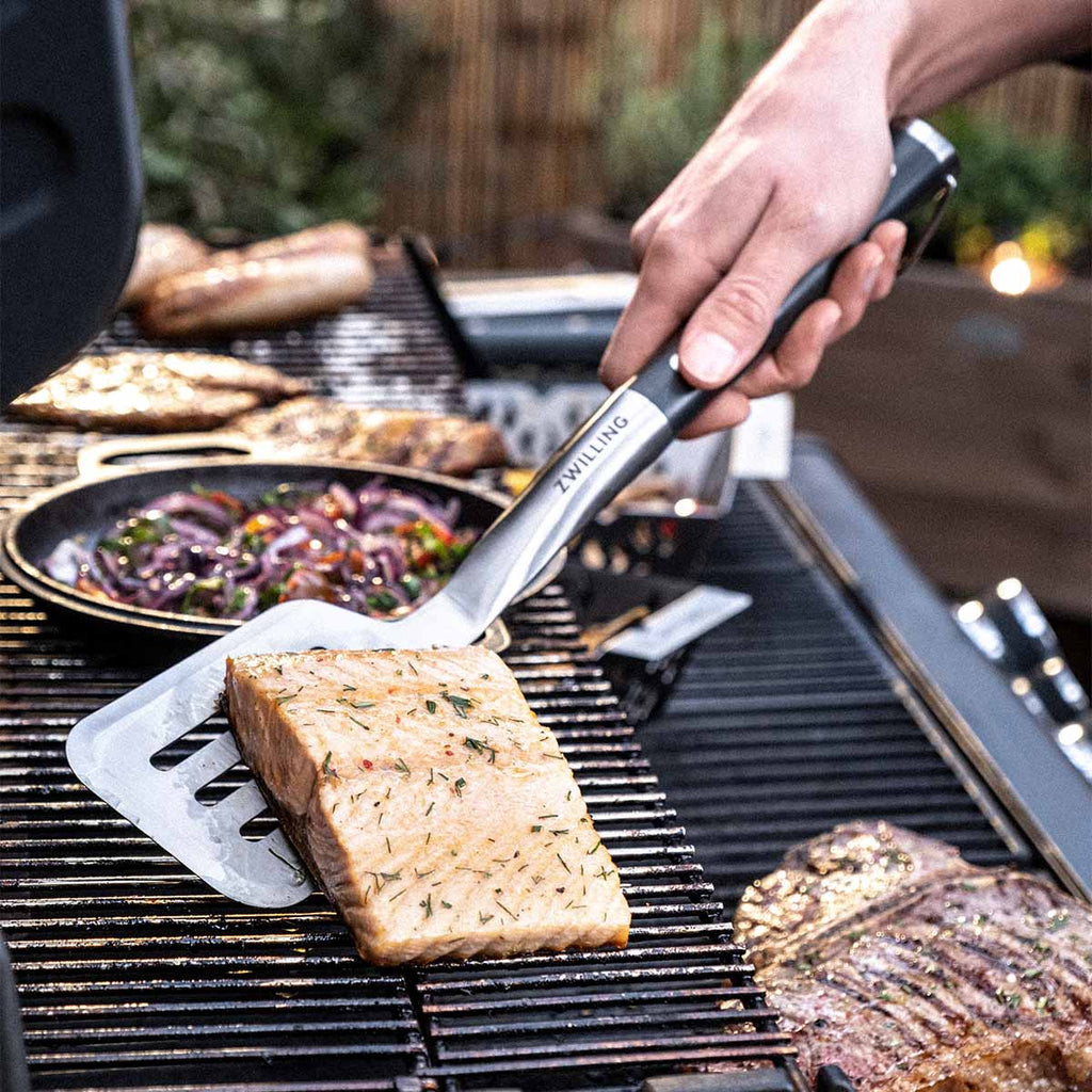 Bakside av Grillspade BBQ+ 43 cm rustfritt stål Zwilling