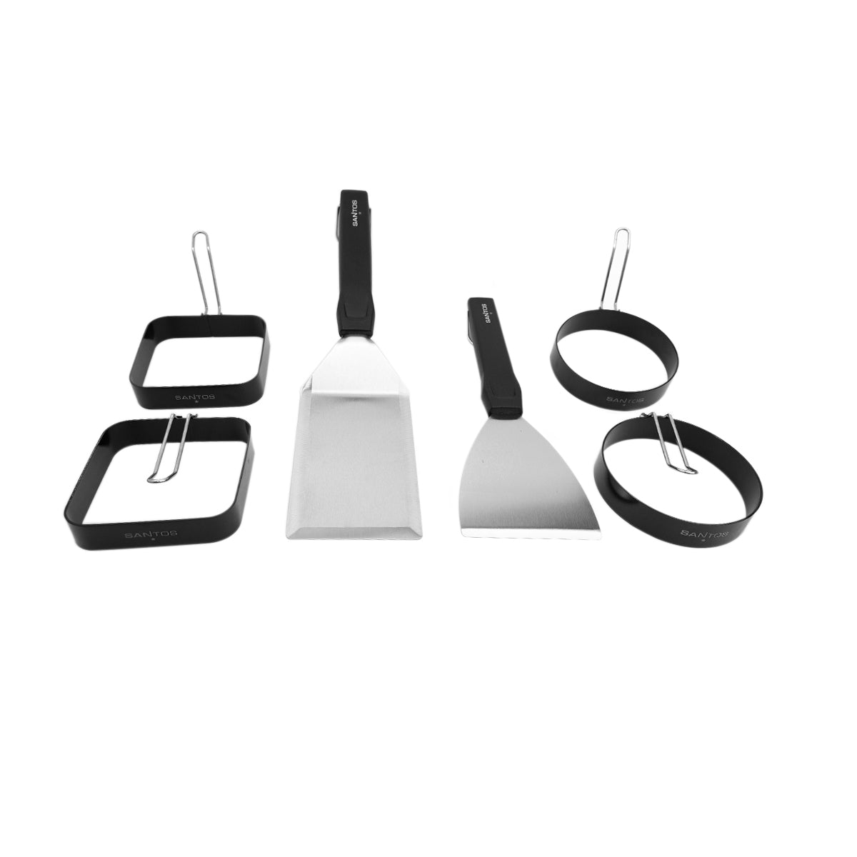 Grillspade frokostsett 6 deler - SANTOS detalj av spade