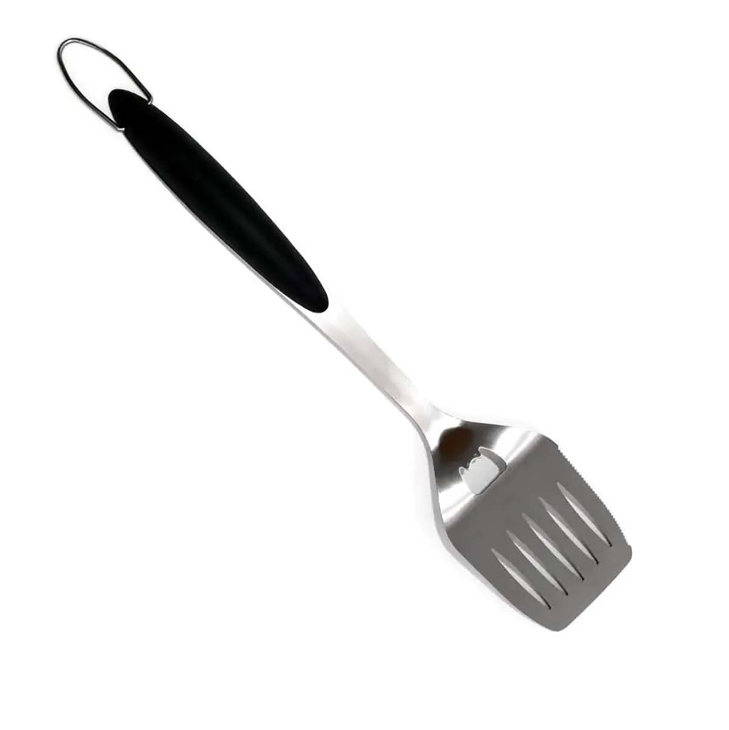 Grillspade rustfritt stål 45,5 cm - FireRocket nærbilde av spadekant