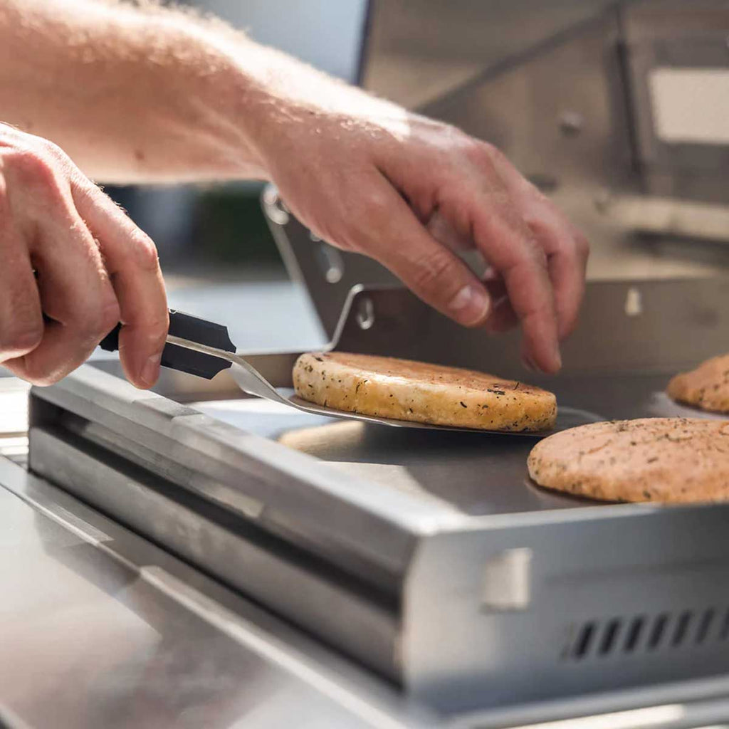 Grillspade rustfritt stål for plancha - Otto Wilde Grillers bakside