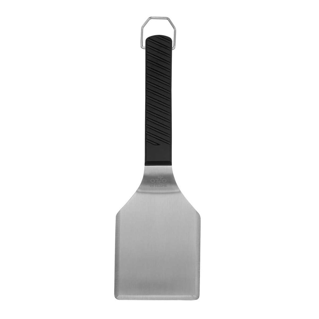 Detalj av klinge på Grillspade rustfritt stål for plancha - Otto Wilde Grillers