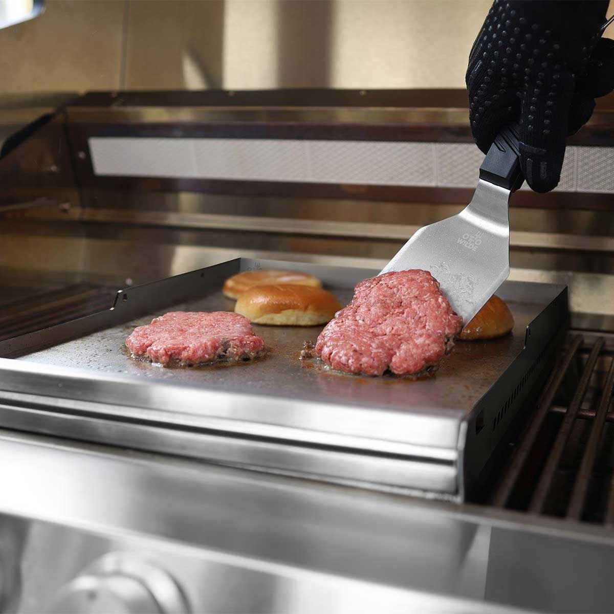 Montert Grillspade rustfritt stål for plancha - Otto Wilde Grillers på oppheng