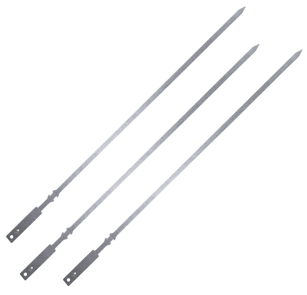 Grillspyd 3-delt sett for grillbro 46 cm - Remundi forfra