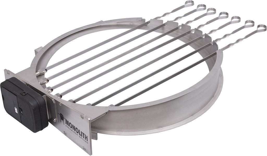 Grillspyd 67 cm rustfritt stål 7-delt sett Monolith bakside