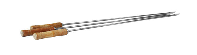 Grillspyd 85 cm rustfritt stål 3 stk OFYR forfra