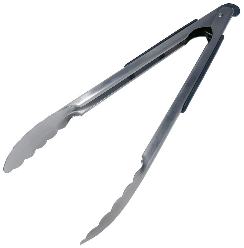 Grilltang 35 cm rustfritt stål med lås - Grillfürst forfra