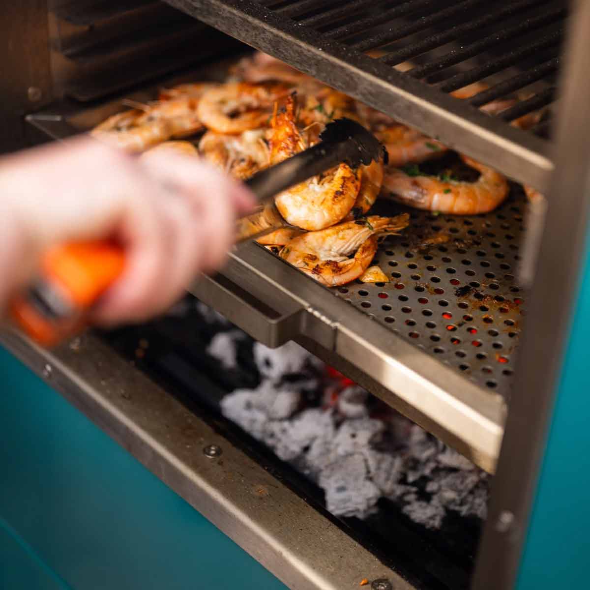 Grilltang 55 cm rustfritt stål - Charlie Oven bakside