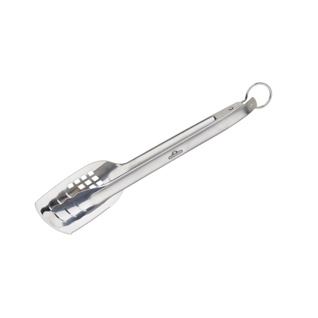 Grilltang og grillspade 2-i-1 rustfritt stål 42 cm - Napoleon forfra