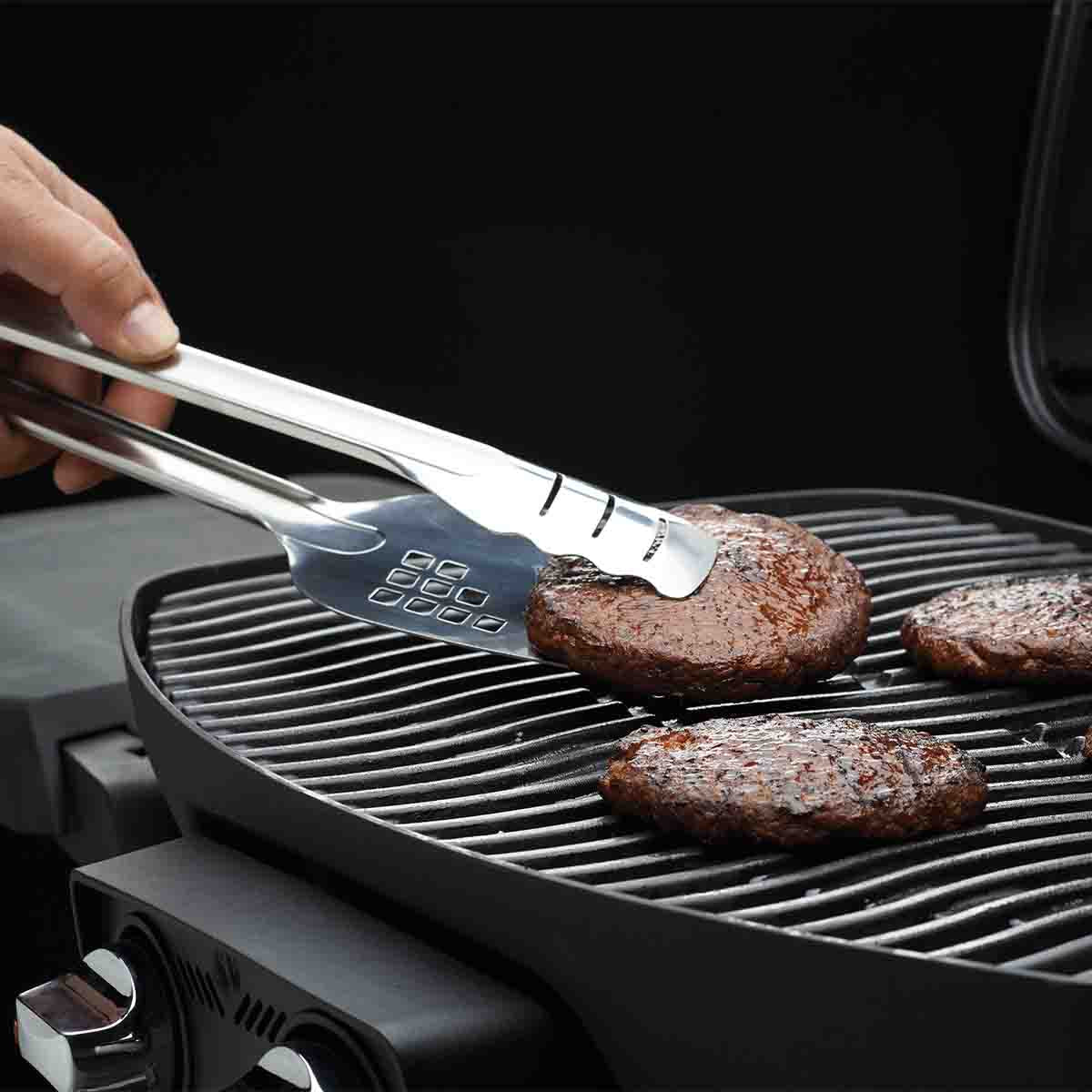 Detaljbilde av Grilltang og grillspade 2-i-1 rustfritt stål 42 cm - Napoleon