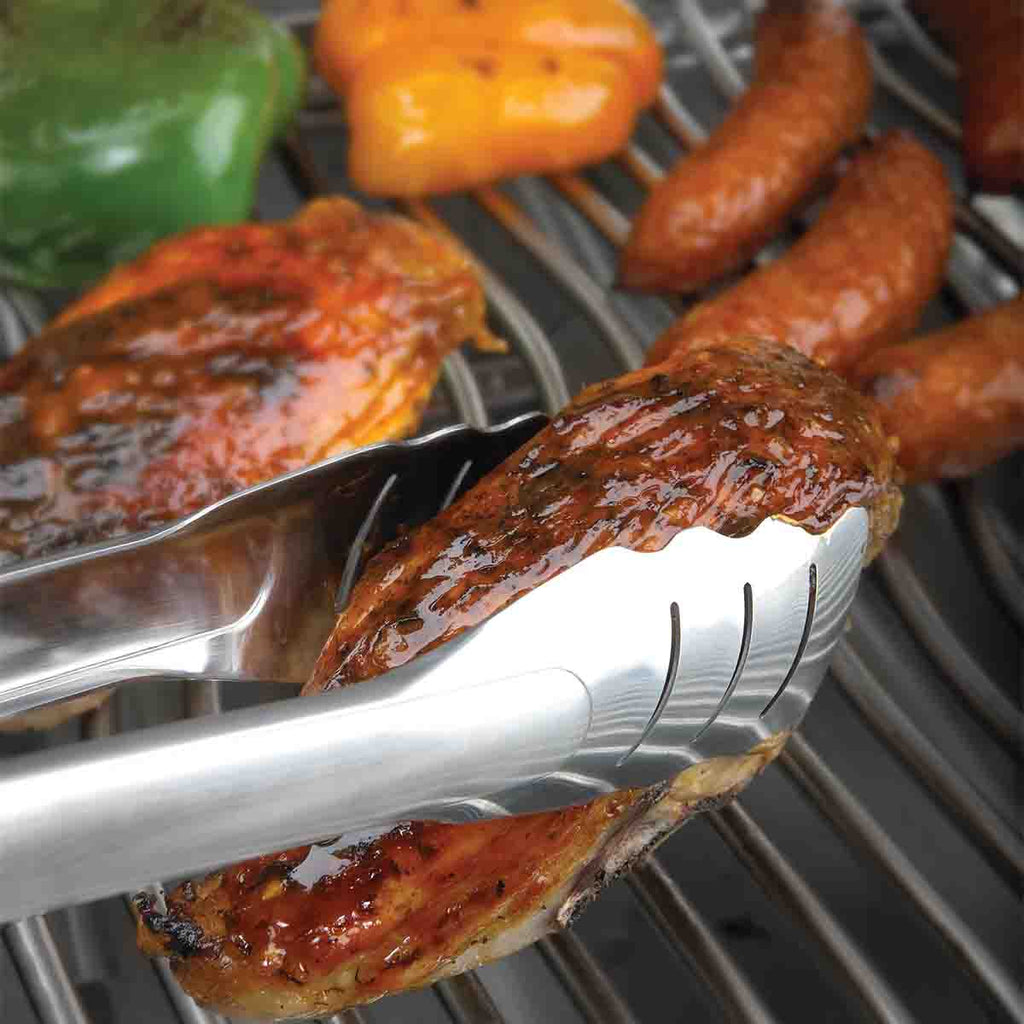 Detalj av Grilltang PRO rustfritt stål 41 cm Easy Locking - Napoleon