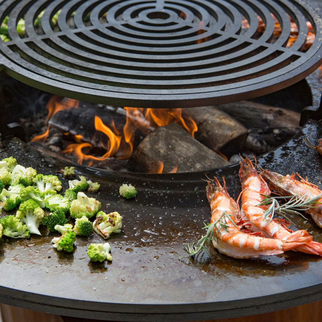 Grilltilbehør-sett 85 med grillrist for bålpanne - OFYR montert