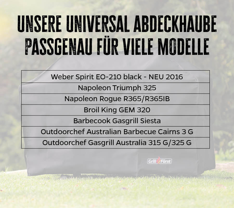 Grilltrekk 121x59x111 cm for Napoleon - Grillfurst detalj