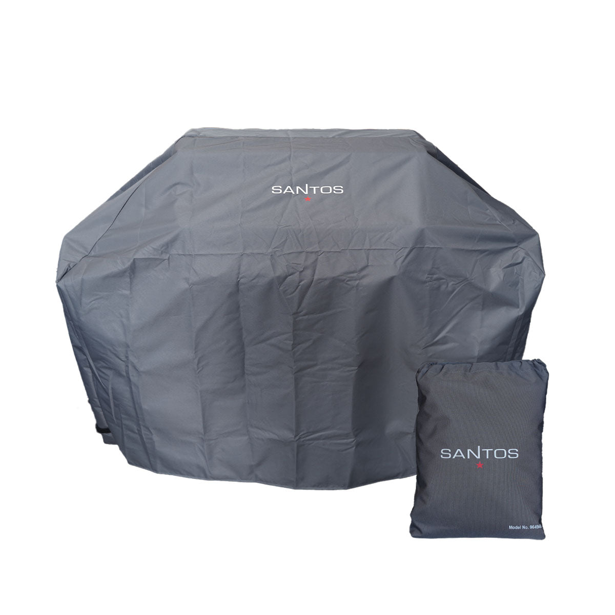 Grilltrekk 155,5 x 65 x 130 cm antrasitt - SANTOS forfra