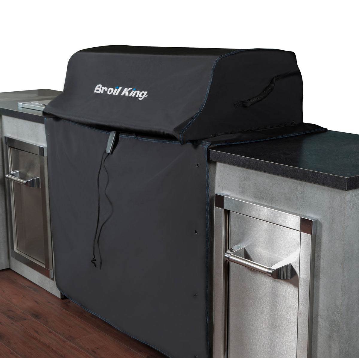 Detalj av materiale på Grilltrekk for 500-serien innebygd gassgrill - Broil King