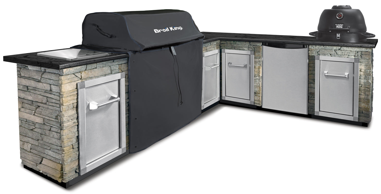 Grilltrekk for 600 Built-In innebygd gassgrill - Broil King nærbilde av materiale