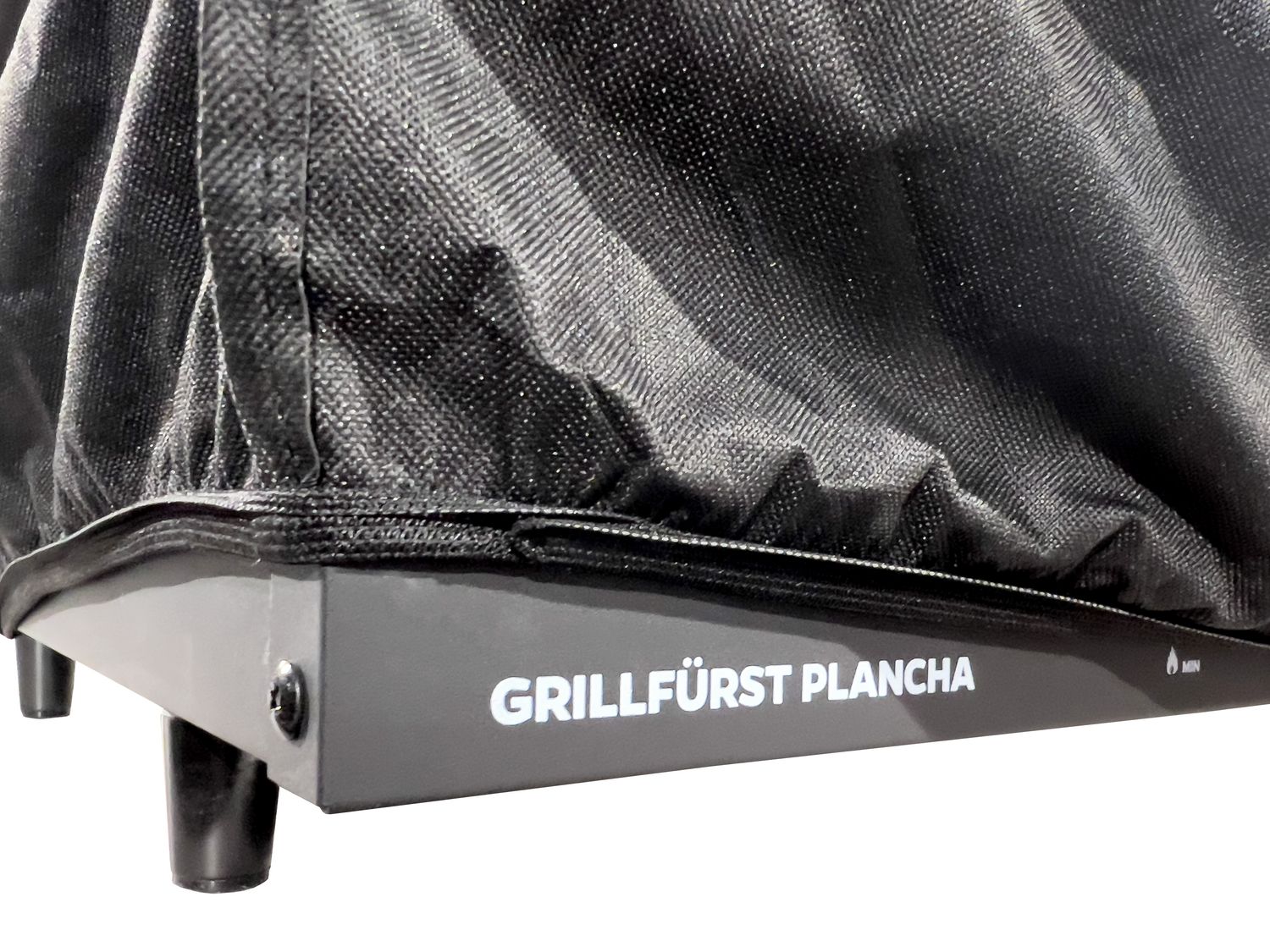 Grilltrekk for plancha grill - Grillfürst montert på grill