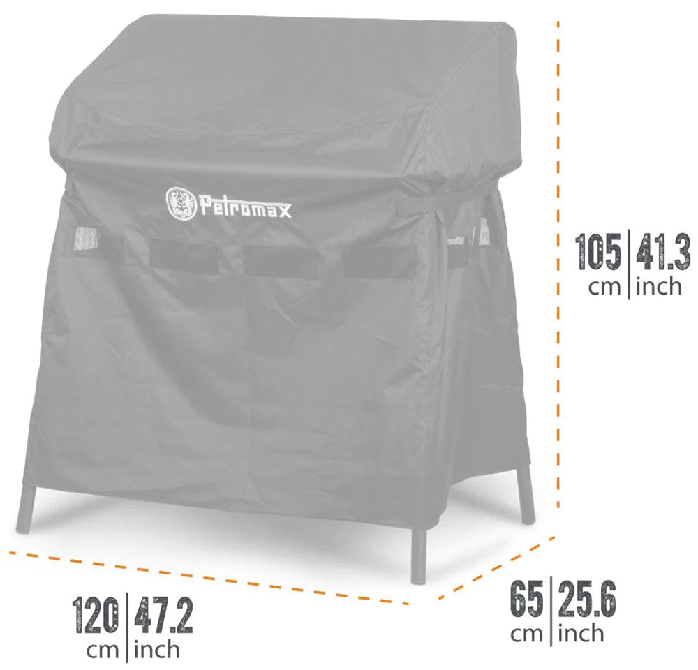 Grilltrekk for Gastisch GE90 og dutch oven bord FE90 - Petromax detalj av ripstop-materiale