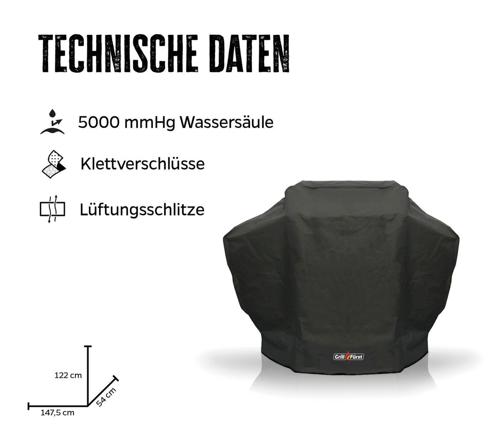 Grilltrekk for Independence P330 gassgrill bakside