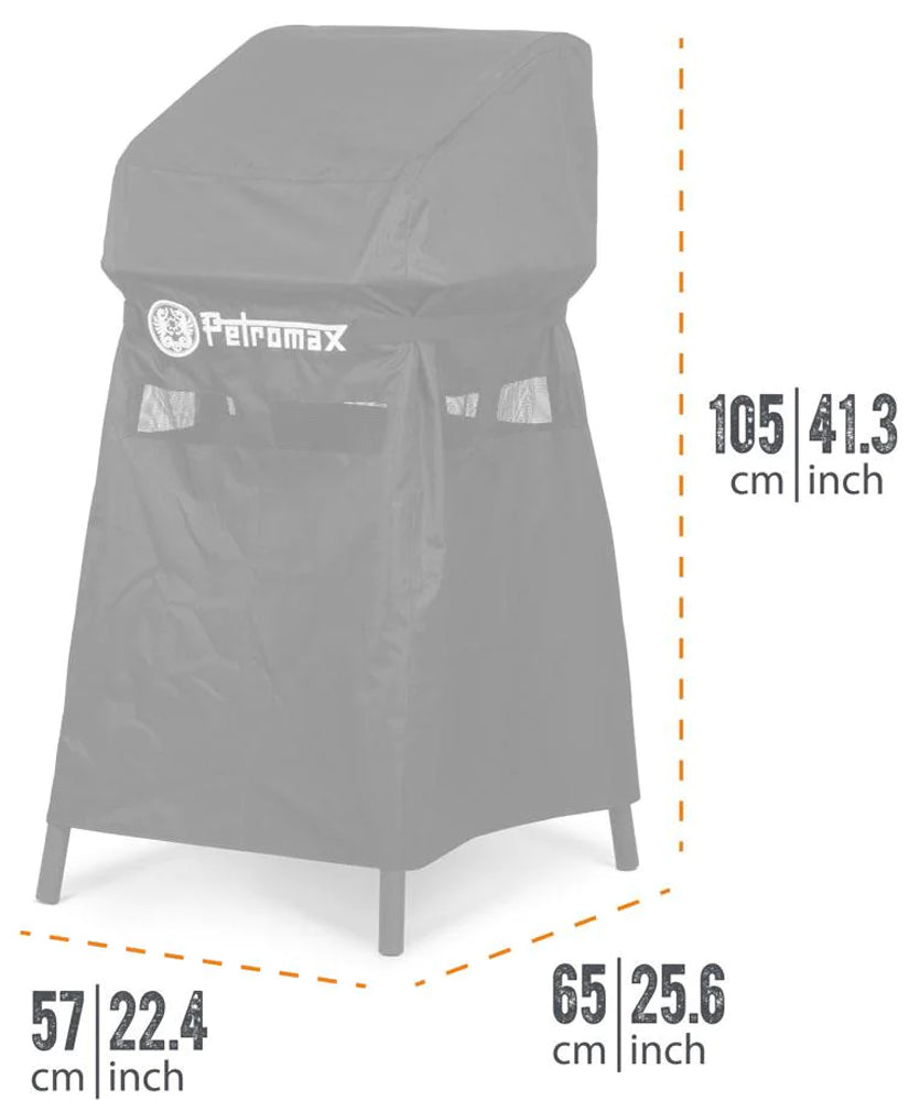 Detalj av ripstop-materiale på Grilltrekk for Petromax Gastisch ge45 & Feuertopf Tisch fe45